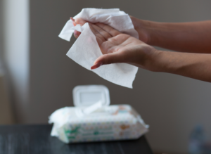 Flushable wipes