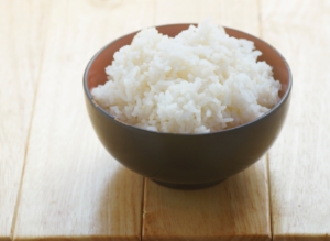 Rice in a bowl